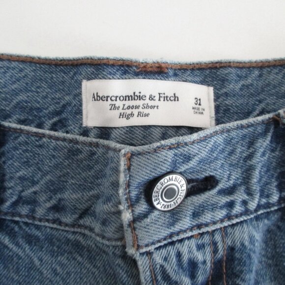 Abercrombie & Fitch The Loose Shorts High Rise Size 31 NWT - Picture 4 of 7